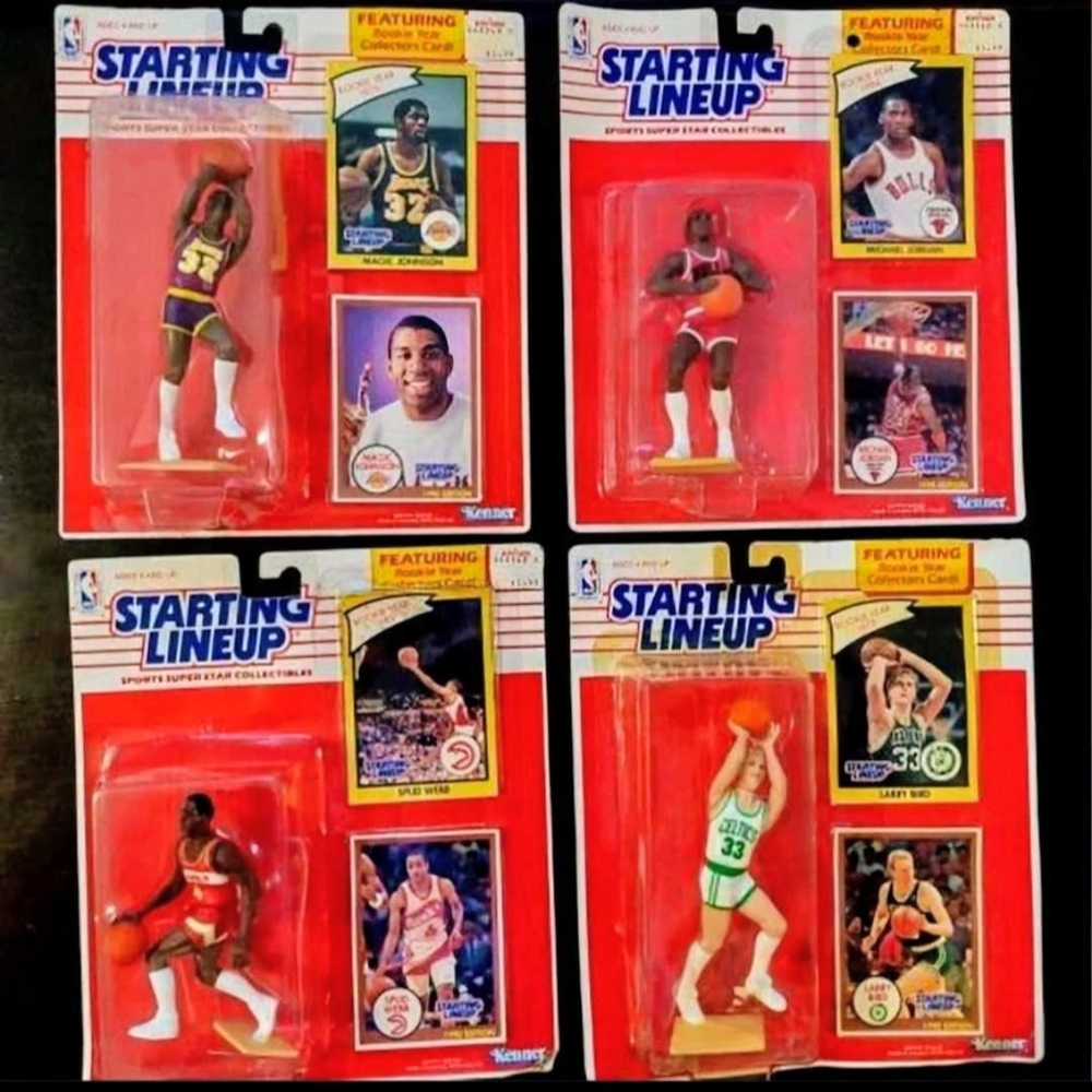 Starting Lineup NBA Action Figures Set
